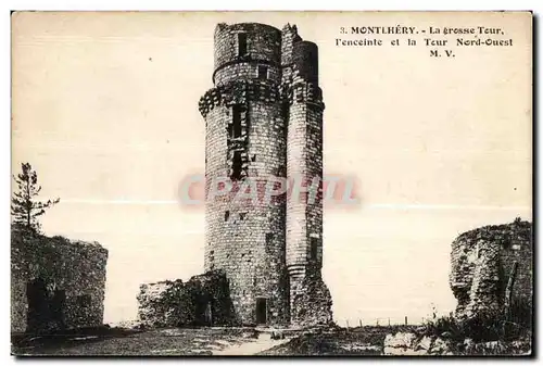 Montlhery - Le Chateau - La Grosse Tour - Ansichtskarte AK