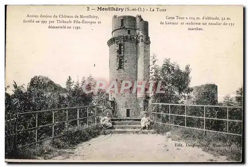 Montlhery - Le Chateau - La Tour Enfants - Ansichtskarte AK