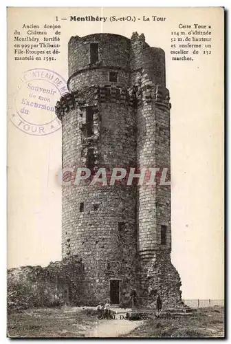 Montlhery - Le Chateau - La Tour - Cartes postales