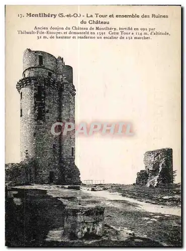 Montlhery - Le Chateau - La Tour - Cartes postales