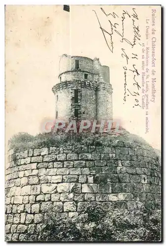 Ansichtskarte AK Ruines du Chateau Fort de Montlhery