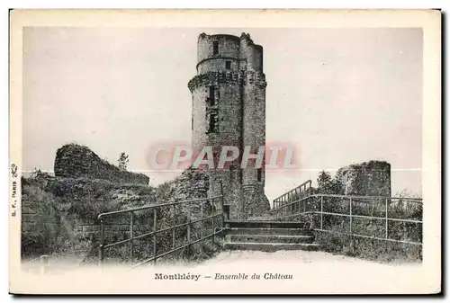 Cartes postales Monthlery- Ensemble du Chateau