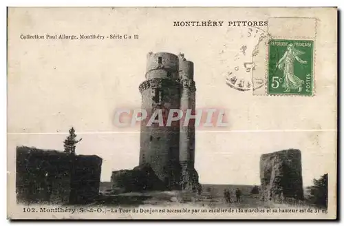 Ansichtskarte AK Monthery (S -  -O ) Le chateau