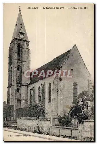 Ansichtskarte AK Milly la Foret L eglise