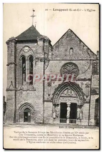 Cartes postales Longpont - L Eglise