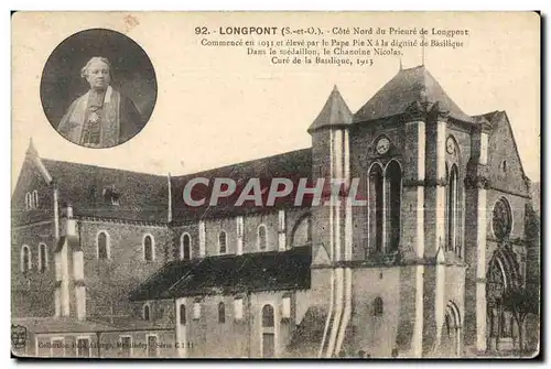 Longpont - Cote Nord du Prieure de Longpont - Ansichtskarte AK