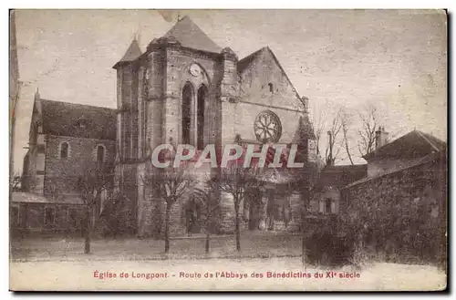 Longpont - Route de l Abbaye - Cartes postales