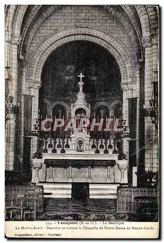 Longpont - La Basilique - Ansichtskarte AK