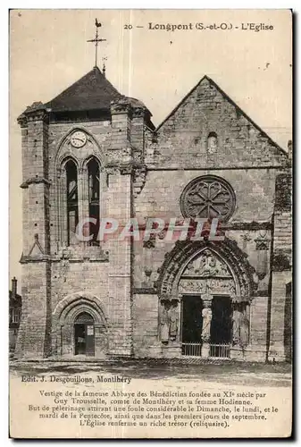 Longpont - L Eglise - Cartes postales