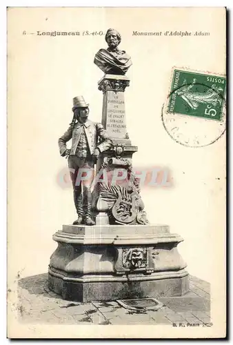 Longjumeau - Monument d Adolphe Adam - Ansichtskarte AK