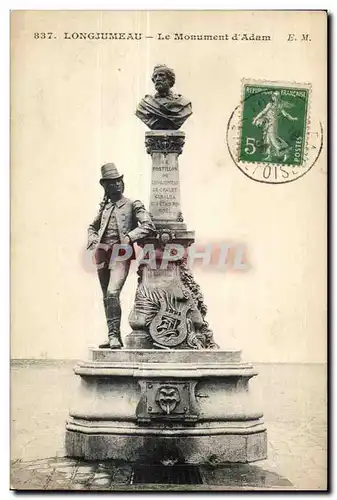 Longjumeau - Monument d Adolphe Adam - Ansichtskarte AK