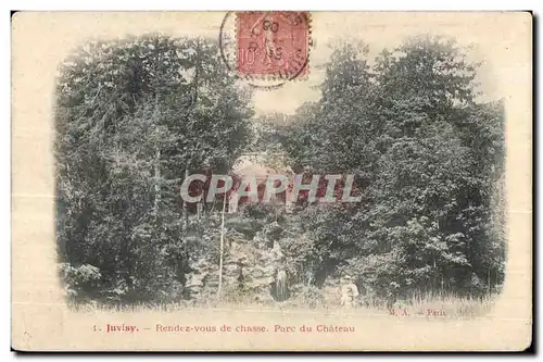 Cartes postales Juvisy Rendez vous de chasse parc du Chateau