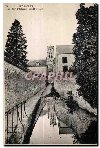 Ansichtskarte AK Etampes Vue sur l Eglise saint Gilles