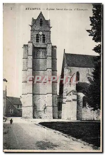 Ansichtskarte AK Etampes Eglise Saint Martin d Etampes