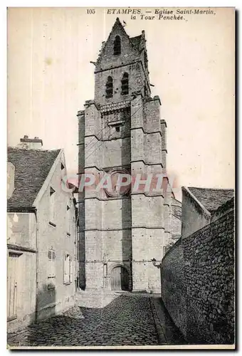 Ansichtskarte AK EtampesEglise saint Martin la Tour Penchee