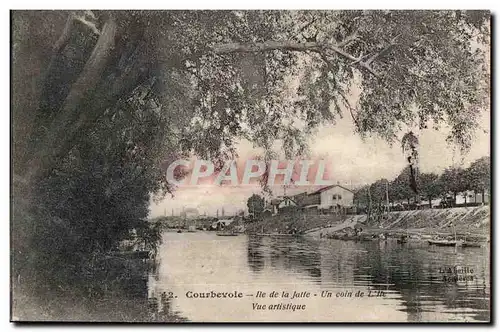 Courbevoie - Ile de la Jalle - Un Coin de l Ile - Cartes postales