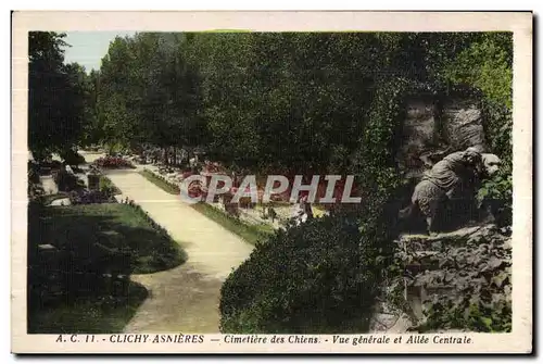 Clichy Asnieres - Cimetiere des Chiens - Ansichtskarte AK