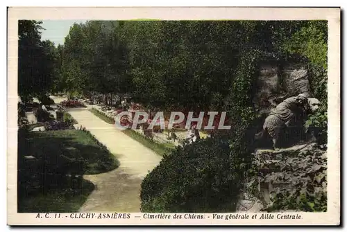 Clichy Asnieres - Cimetiere des Chiens - Cartes postales