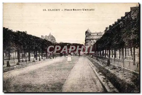 Clichy - Place Sacco Venzetti - Ansichtskarte AK