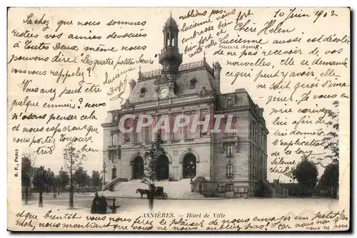 Cartes postales Asnieres Hotel de Ville