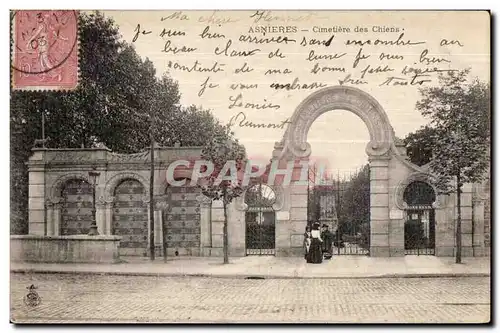 Cartes postales Asnieres Cimetiere des chiens