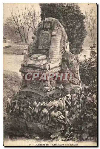 Cartes postales Asnieres Cimetiere des Chiens Esperance