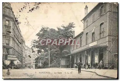 Cartes postales Asnieres La Gare