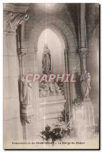 Ansichtskarte AK Preventorium de Champrosay La Vierge du Choeur