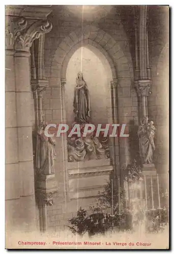 Ansichtskarte AK Champrosay Preventorium Minoret La Vierge du Choeur