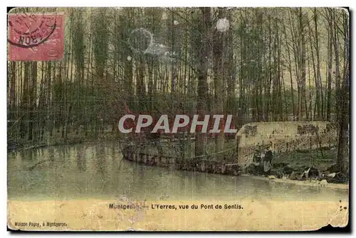 Cartes postales Montgeron L Yerres vue de Pont de Senlis
