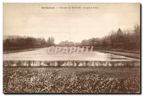 Saint Cheron - Chateau du Marais - La Piece d Eau - Cartes postales