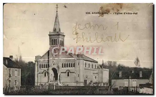 Athis Mons - L Eglise d Athis Val - Cartes postales