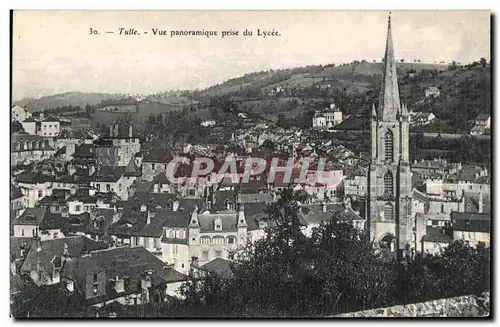 Tulle - Vue panoramique prise du Lycee - Ansichtskarte AK