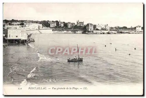 Pontaillac - Vue Generale de la Plage - Ansichtskarte AK