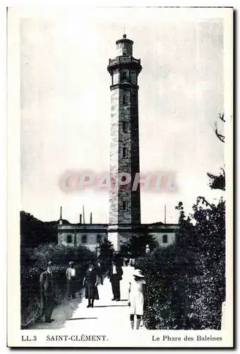 Saint Clement - La Phare des Baleines Lighthouse - Ansichtskarte AK