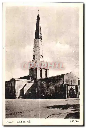 Ars en Re - L Eglise - Cartes postales