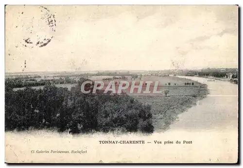 Cartes postales Tonnay Charnete Vue prise du Pont