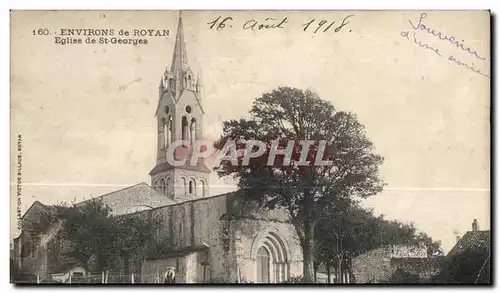 Cartes postales Royan Environs de Royan Eglise de St Georges