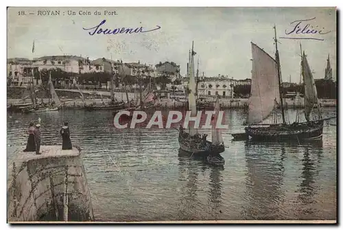 Cartes postales Royan Un Coin du Port Bateaux