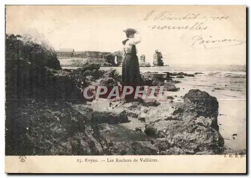 Ansichtskarte AK Royan Les Rochers de Valliers