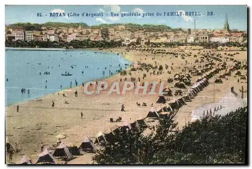 Cartes postales Royan Vue generale prise du Family Hotel