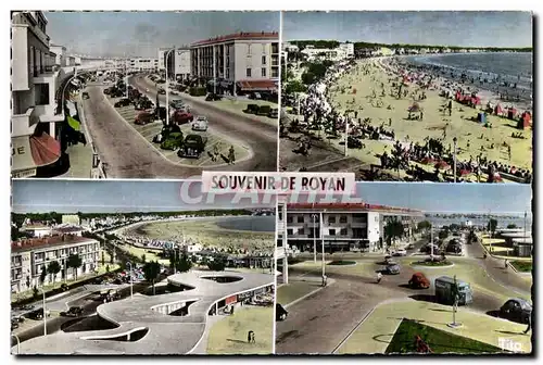 Cartes postales moderne Royan Rue de la Republique La plage Boulevard de la Grandiere