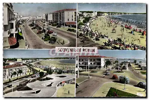 Moderne Karte Royan Rue de la Republique La plage Boulevard de la Grandiere