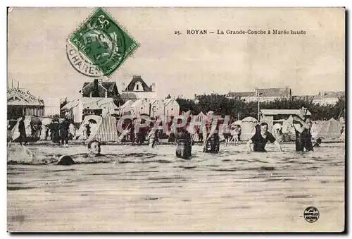 Cartes postales Royan La Grande Conche a Maree haute