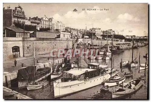 Cartes postales Royan Le Port Bateaux