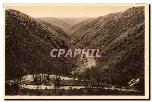 Ansichtskarte AK Pont d Eylac Vue panoramique sur Gleny (Correze)