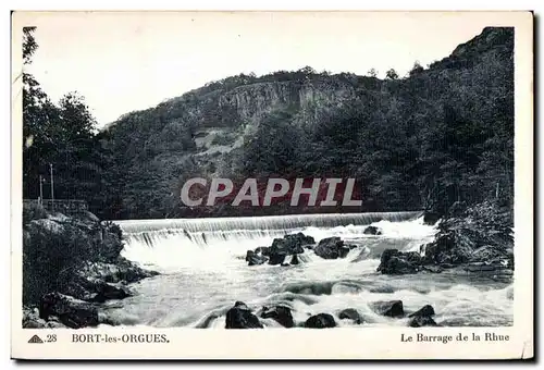 Ansichtskarte AK Bort les Orgues Le Barrage de la Rhue