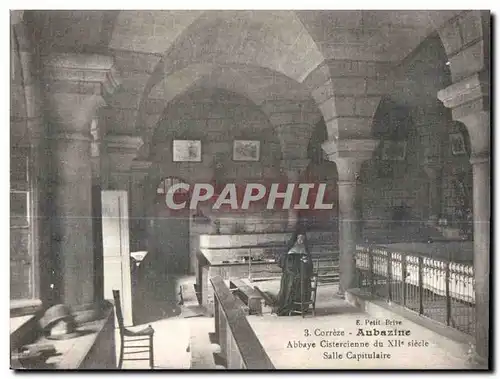 Ansichtskarte AK Correze Aubazine Abbaye Cistercienne du XII siecle Salle Capitulaire