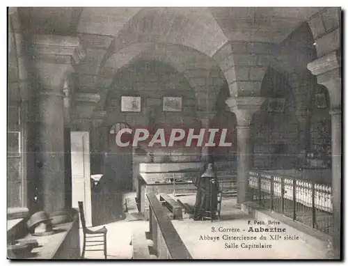 Ansichtskarte AK Correze Aubazine Abbaye Cistercienne du XII siecle Salle Capitulaire