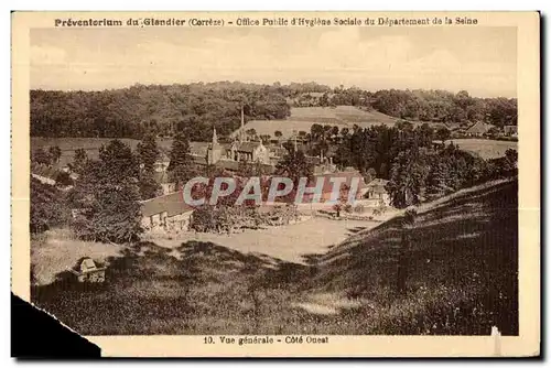 Cartes postales Preventorium du Glandier (Correze) Office Public d Hygiene Sociale du Department de la Seine Vue